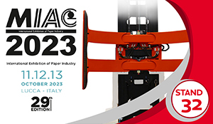 Discover Bolzoni Group advanced technology to handle paper products at MIAC 2023